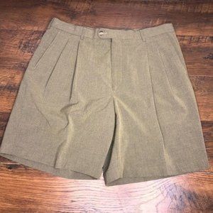 Linea Naturale‎ Pleated Dress Shorts - Size 36 USA